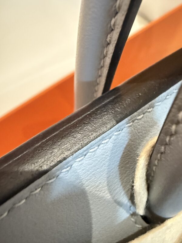 GPC Mode Birkin 25CM P0 Gris Pantin Calf Leather / Canvas PHW New 2025