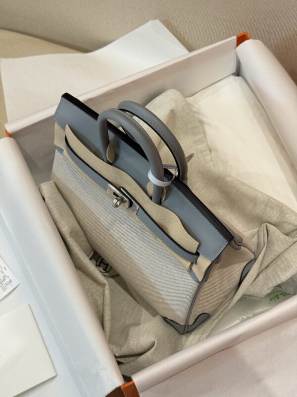 GPC Mode Birkin 25CM P0 Gris Pantin Calf Leather / Canvas PHW New 2025