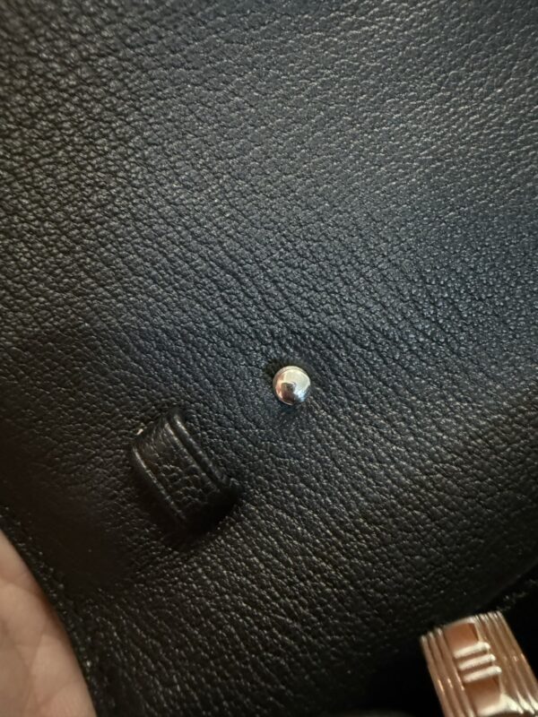 GPC Mode Constance To Go Wallet Chevre Leather CC89 Noir PHW