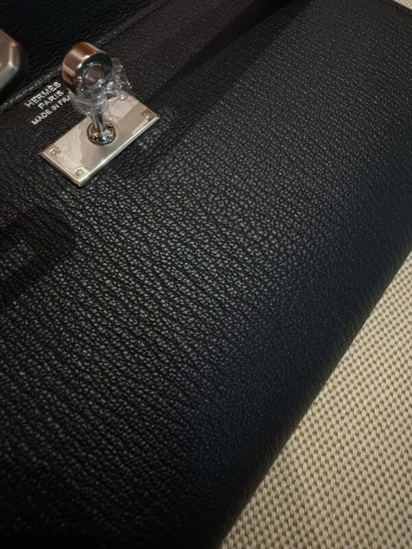 GPC Mode Constance To Go Wallet Chevre Leather CC89 Noir PHW
