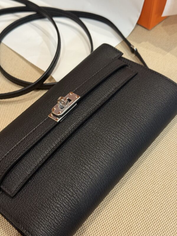 GPC Mode Constance To Go Wallet Chevre Leather CC89 Noir PHW