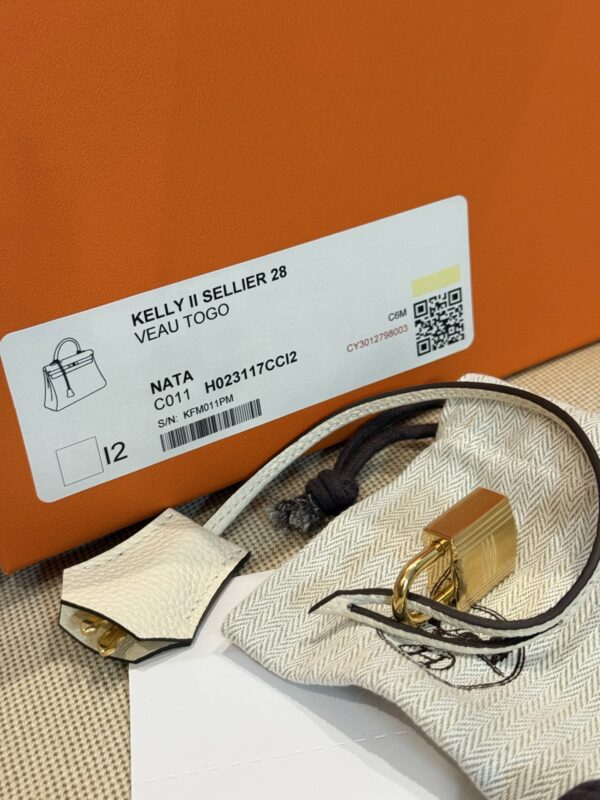 GPC Mode Kelly 28CM Togo Leather I2 Nata GHW