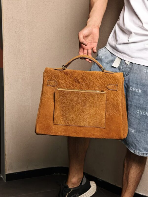 GPC Mode Special Order 22 Safran Washed Cordovan Kelly Maxi 42CM GHW
