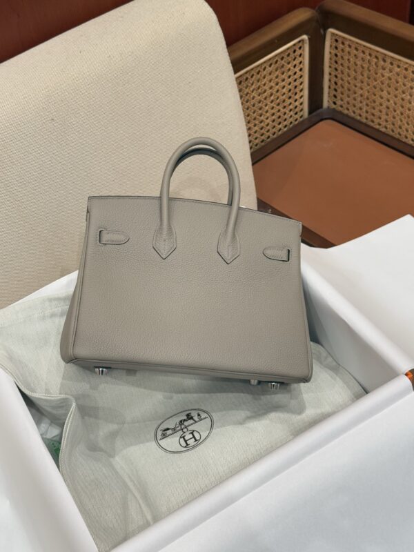 GPC Mode Birkin 25CM Togo Leather M8 Gris Asphalt PHW USA Washington