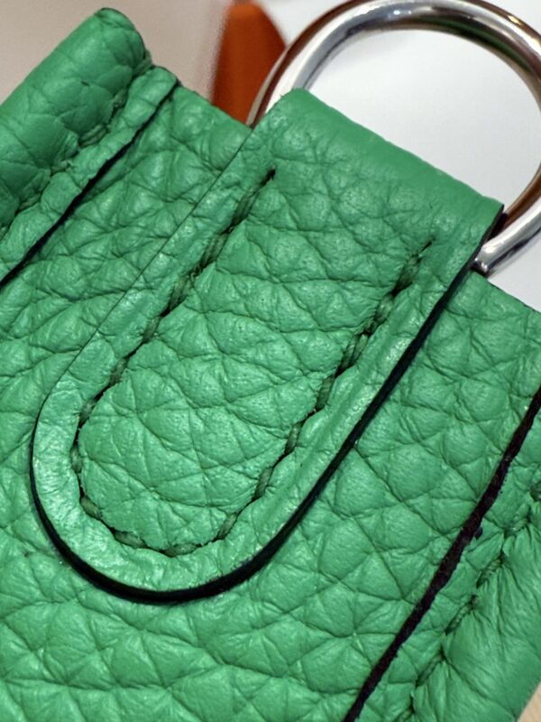 GPC Mode Evelyne Mini 16CM TC Leather 0Z Vert Comics With Striped Strap