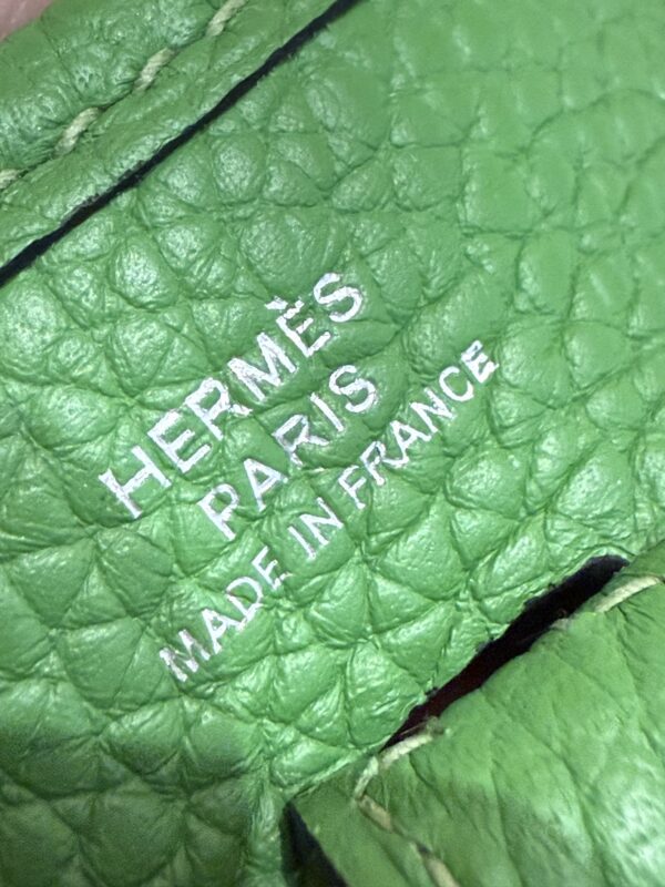 GPC Mode Evelyne Mini 16CM TC Leather Shoulder Bag U4 Vert Vertigo With Two-colors Strap PHW