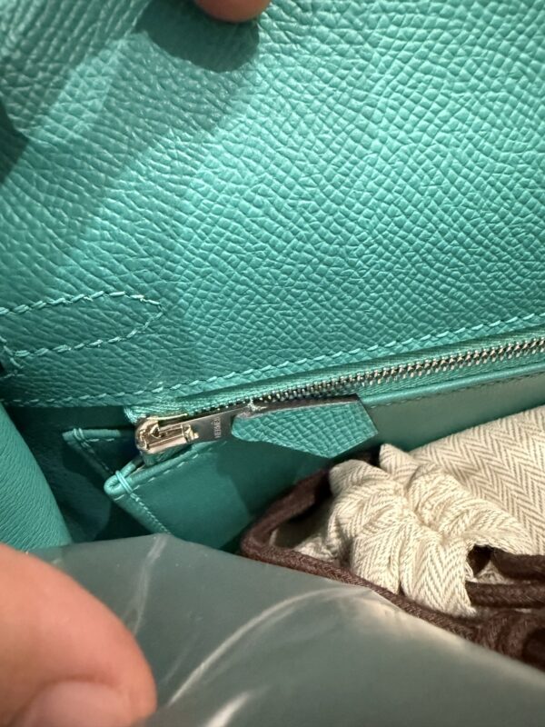 GPC Mode Kelly 25CM Sellier Epsom Leather U1 Vert Verone PHW