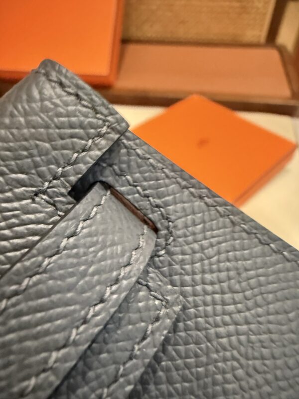 GPC Mode Mini Kelly 19CM Epsom Leather H0 Gris Misty PHW