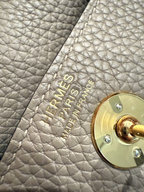 GPC Mode Mini Lindy 19CM Women’s Shoulder Bag TC Leather CC81 Gris Tourterelle GHW