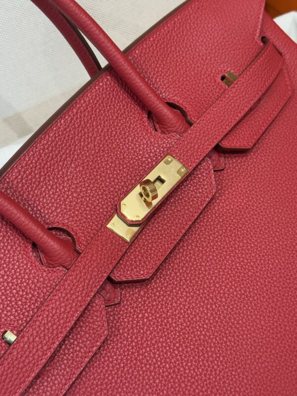 GPC Mode Birkin 35CM Q5 Rouge Casaque Togo Leather GHW