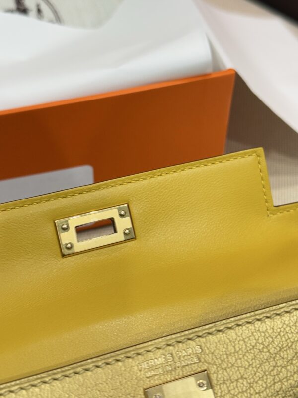 GPC Mode  Mini Kelly 19CM Y9 Dore Chevre Leather Light GHW