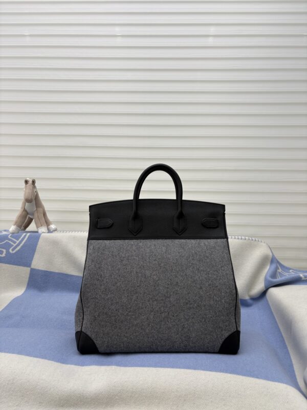 GPC Mode Birkin Hac 40CM Men's Bag Togo Leather / Feutre Wool PHW Hardware