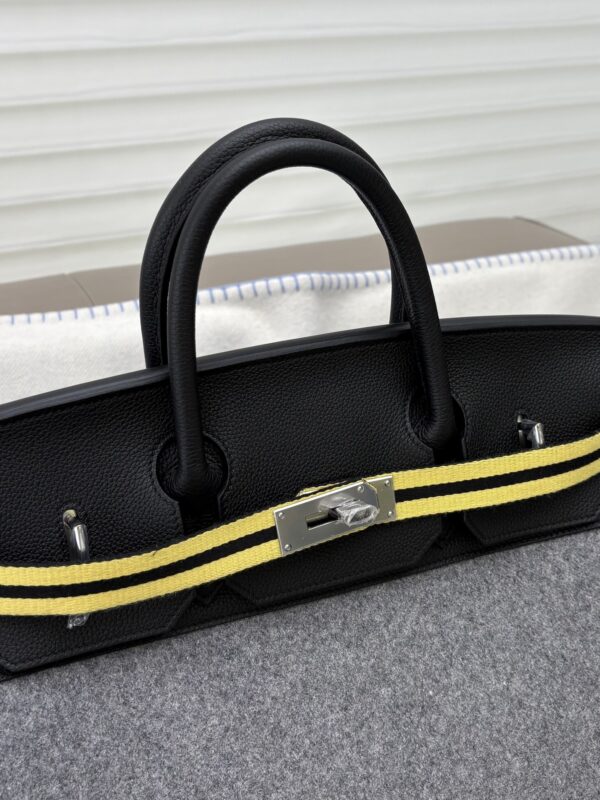 GPC Mode Birkin Hac 40CM Men's Bag Togo Leather / Feutre Wool PHW Hardware