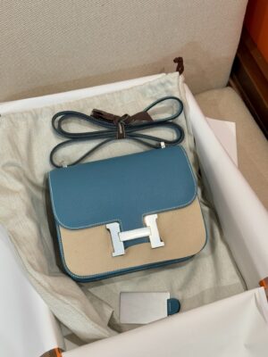 GPC Mode Constance 19CM Epsom Leather Blue Jean PHW