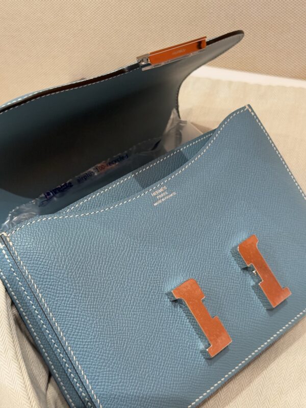 GPC Mode Constance 19CM Epsom Leather Blue Jean PHW