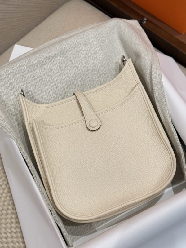 GPC Mode Evelyne 23CM TC Leather CK10 Craie PHW Hardware