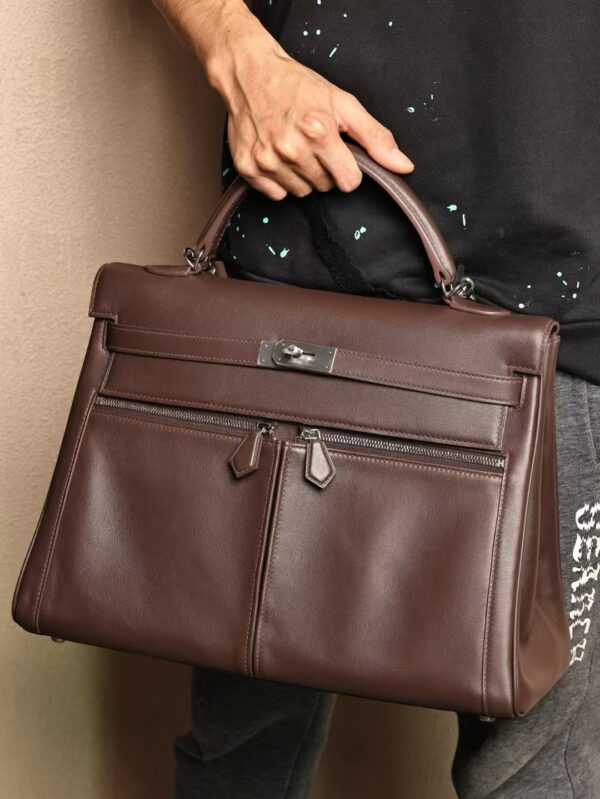GPC Mode Kelly Lakis 40CM Swift Leather CK46 Ebene PHW