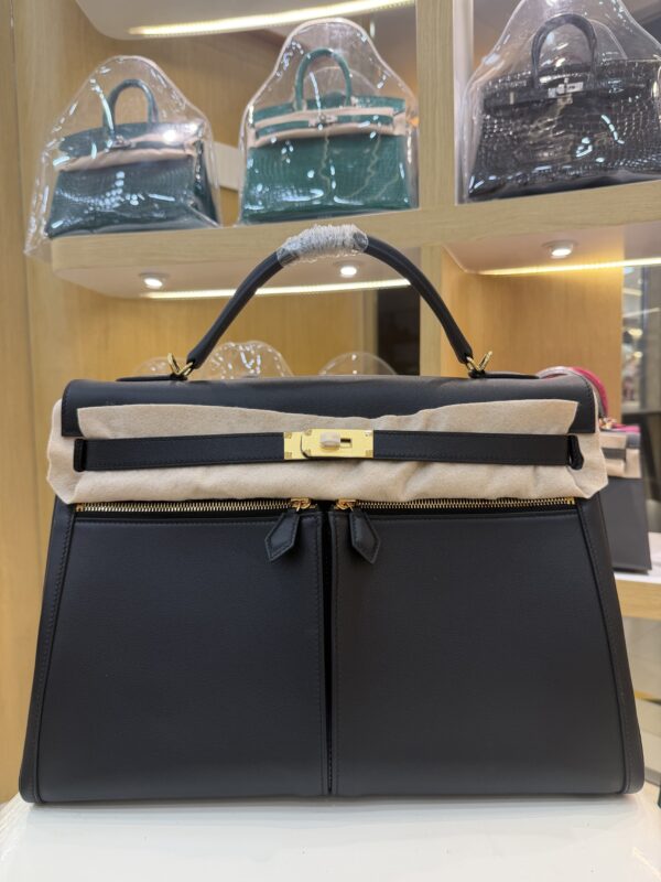 GPC Mode Kelly Lakis 40CM Swift Leather CK89 Noir Black GHW