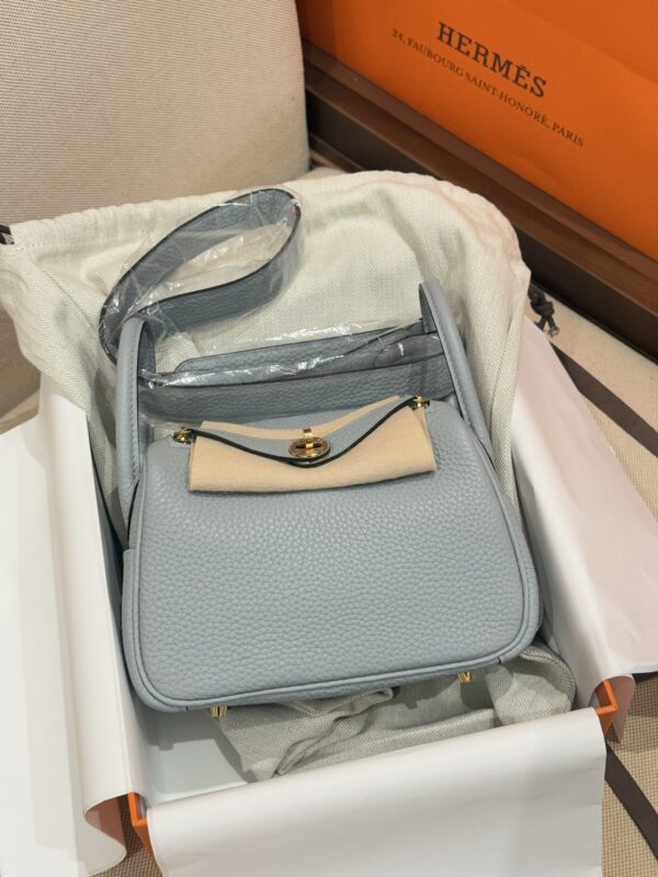 GPC Mode Mini Lindy TC Leather P0 Gris Pantin GHW