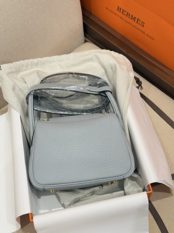 GPC Mode Mini Lindy TC Leather P0 Gris Pantin GHW