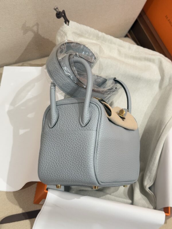 GPC Mode Mini Lindy TC Leather P0 Gris Pantin GHW